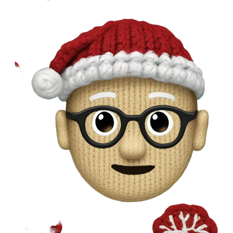  crochet christmas sweater emoji