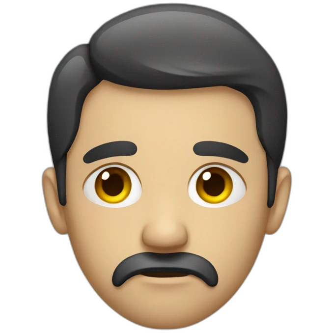 Sad man emoji