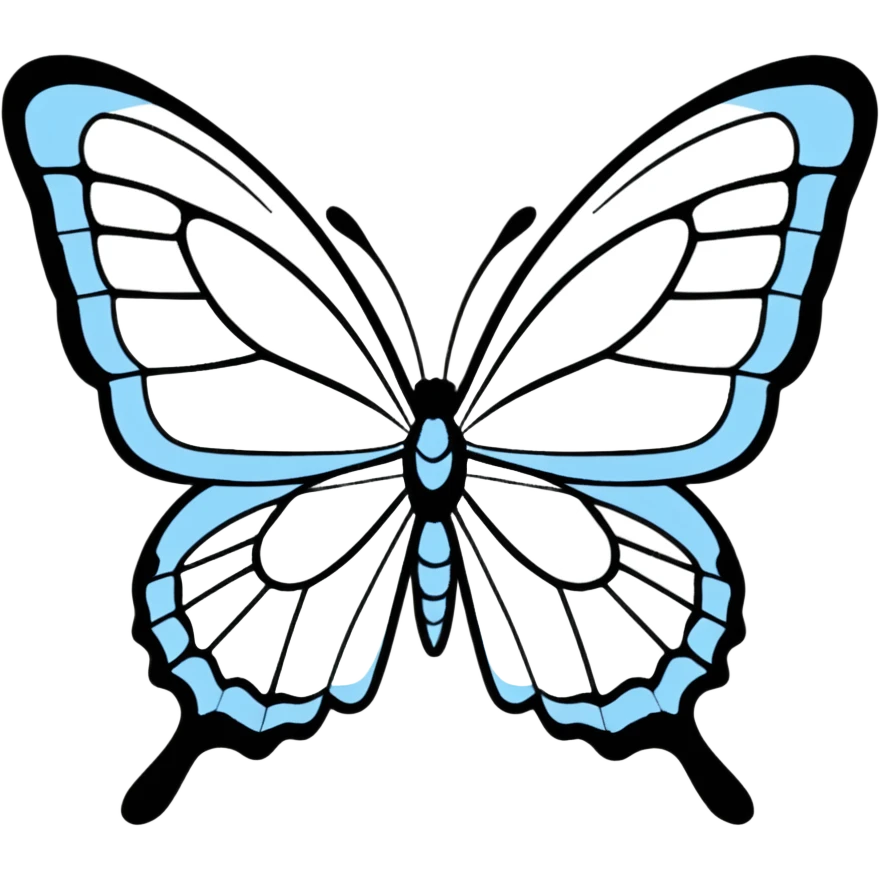 Happy sunshine butterfly  emoji
