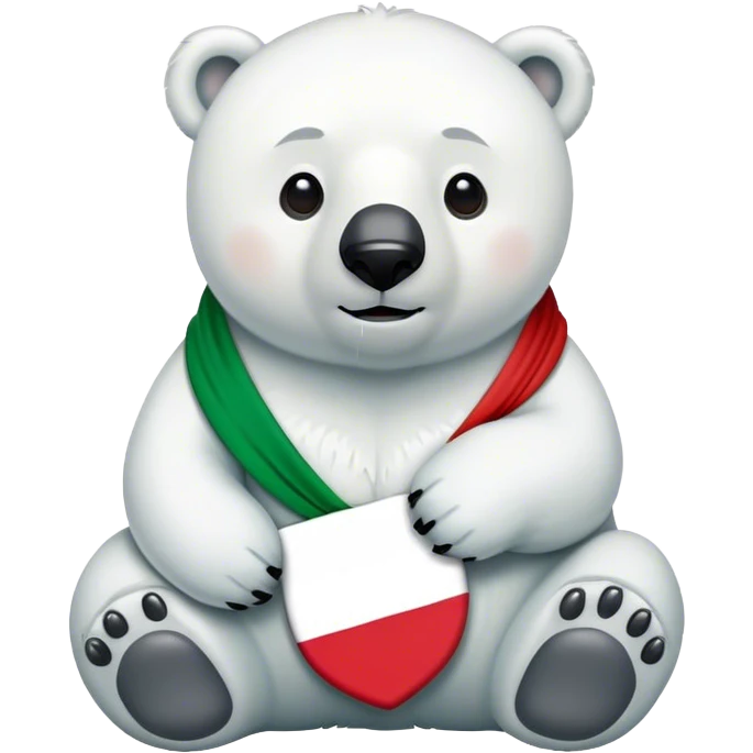 Italian polar bear emoji
