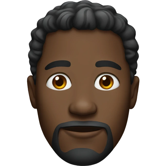 black man emoji