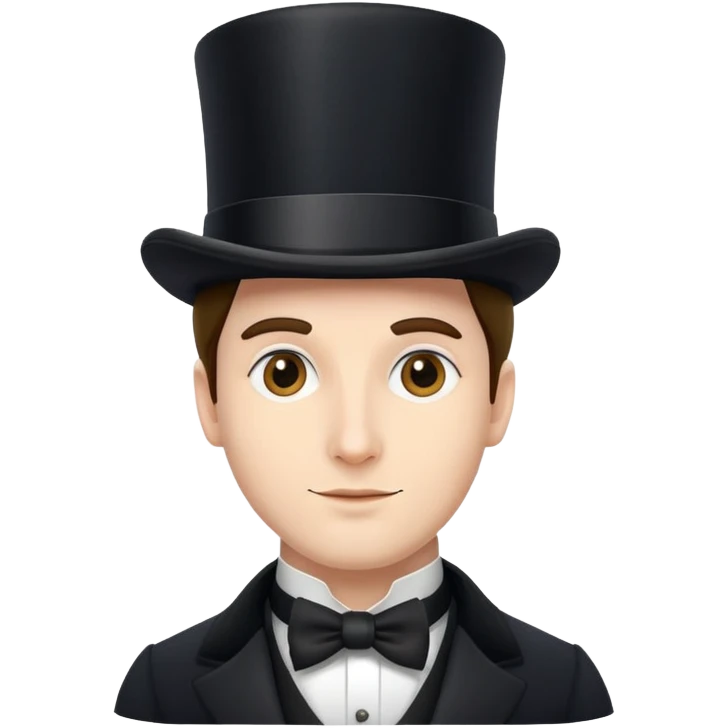 Man with top hat emoji