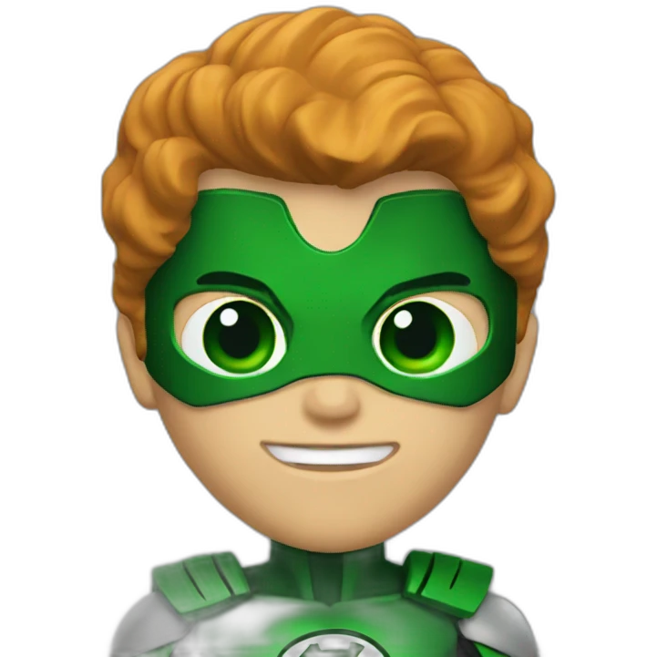 green lantern red emoji