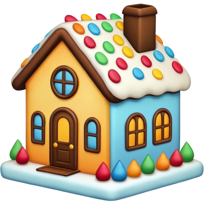 a house shaped cake emoji