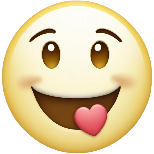 smile with heart emoji