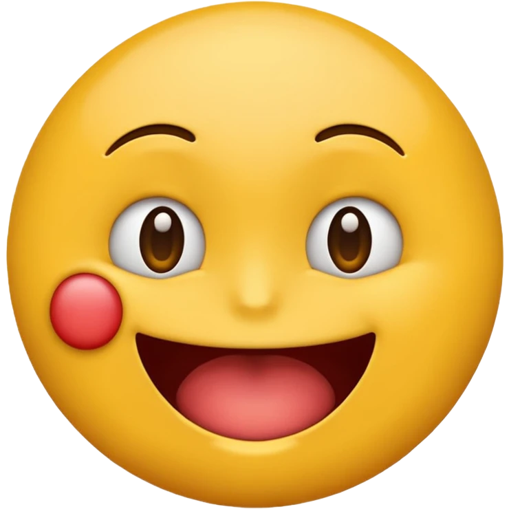 emoji face biting its lip, nervous expression emoji