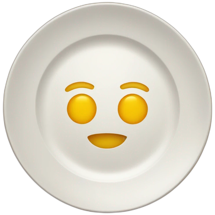 Served plate emoji