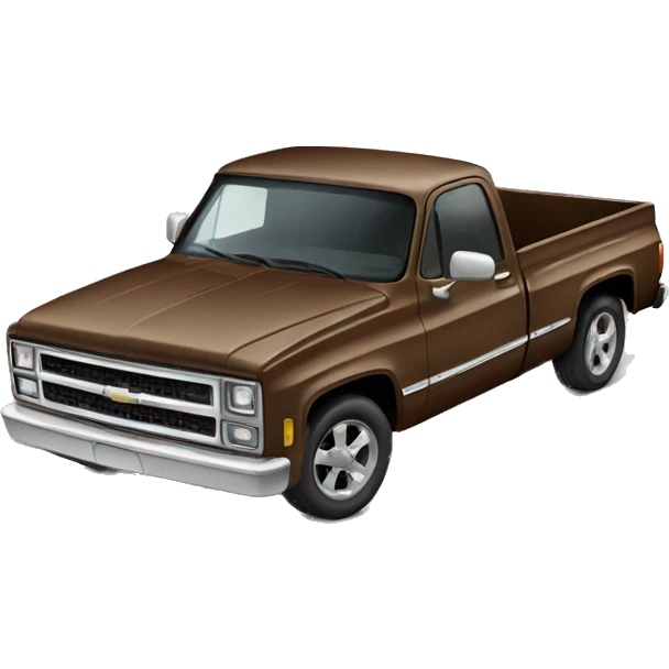 Chevy truck brown  emoji