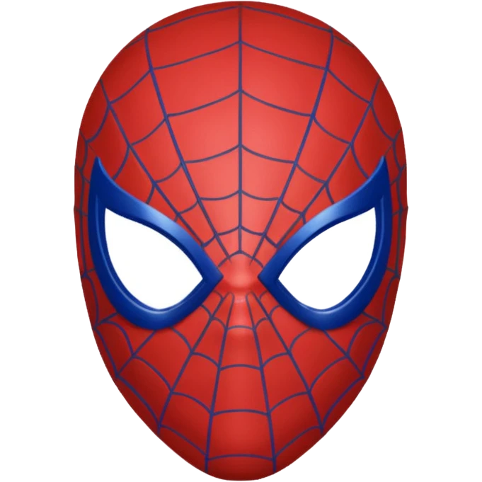 Spider man only face emoji