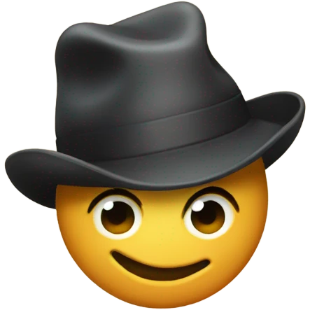 Willy with a hat emoji