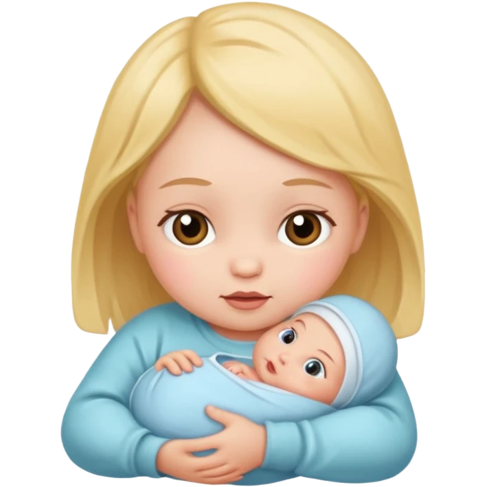 Newborn baby girl  emoji
