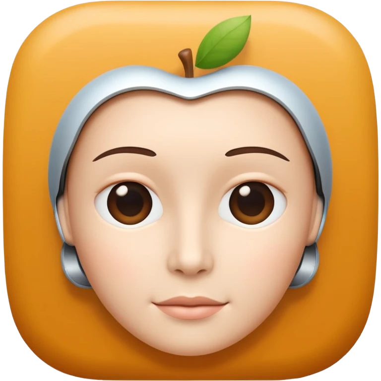 A premium expensive looking minimalist AI app icon in a clean Apple inspired design style. Showing human-like AI face, warm, calm and friendly, not robotic, not technical. Call Agent Color exactly #DDFF6B Soft human AI face with a listening, 
welcoming expression, minimal facial lines, calm eyes. emoji