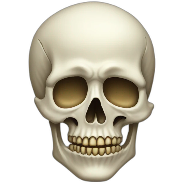 Tete de mort emoji