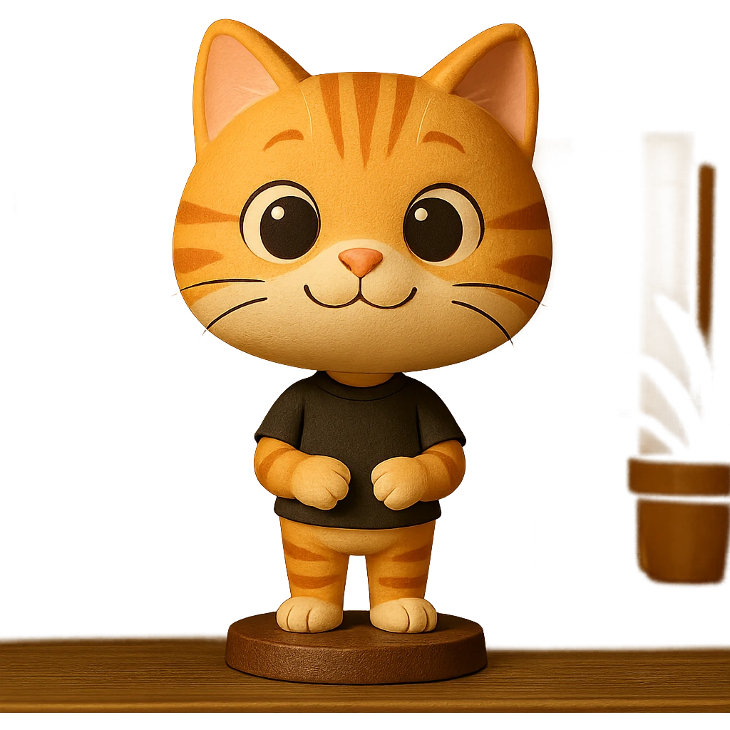 cute cat character emoji