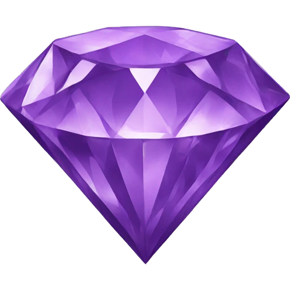 Purple diamond  emoji