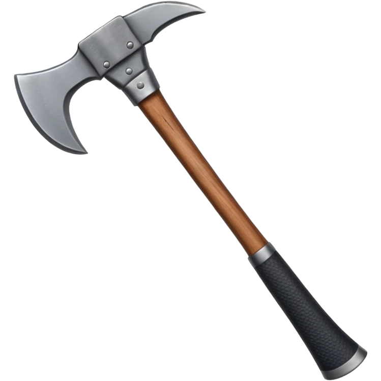 black metal snow climbing axe emoji