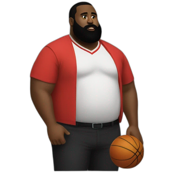 fat james harden emoji