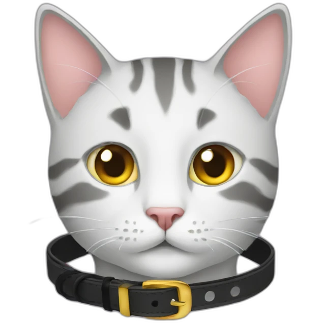 cat collar emoji