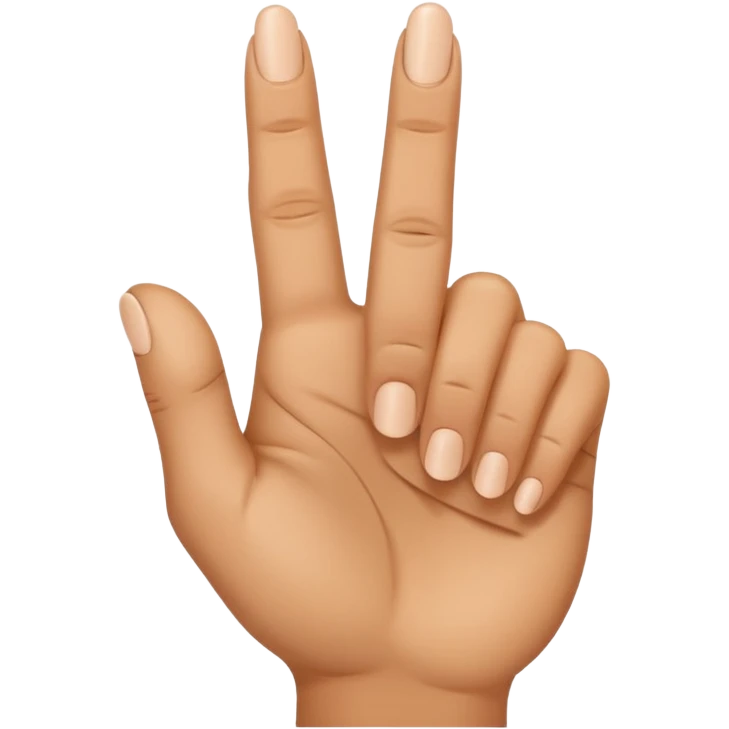 Its a meme in indai that is a hand gesture which middle finger is faced front and all finger is faced upward emoji