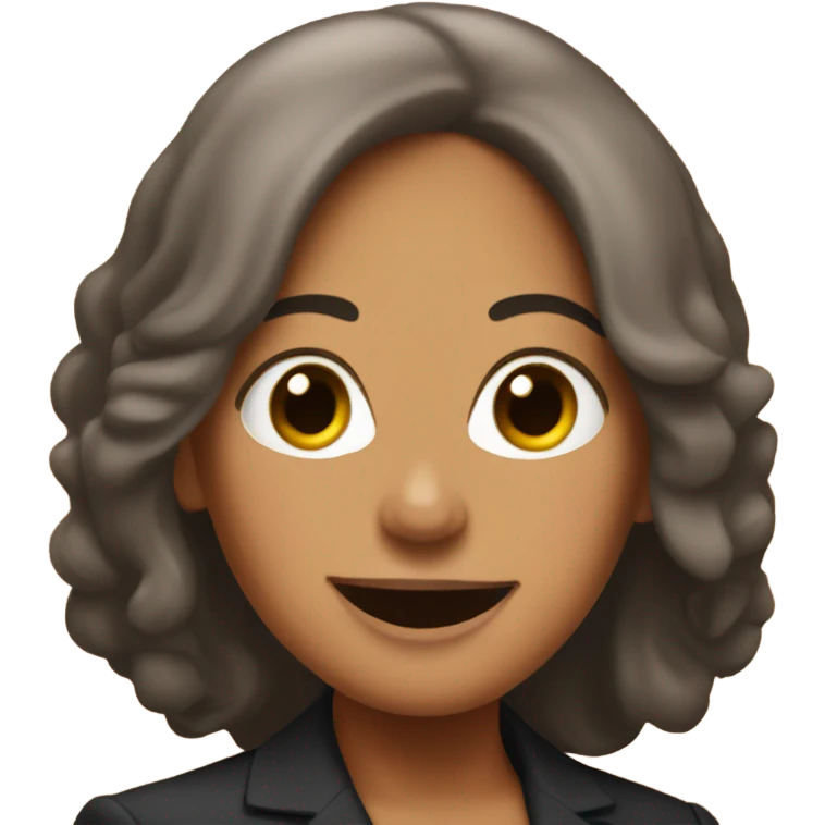 A emoji that looks like Kamala Harris  emoji