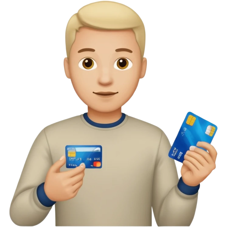u forgot the credit card make his left hand hold the card but the rest is good emoji