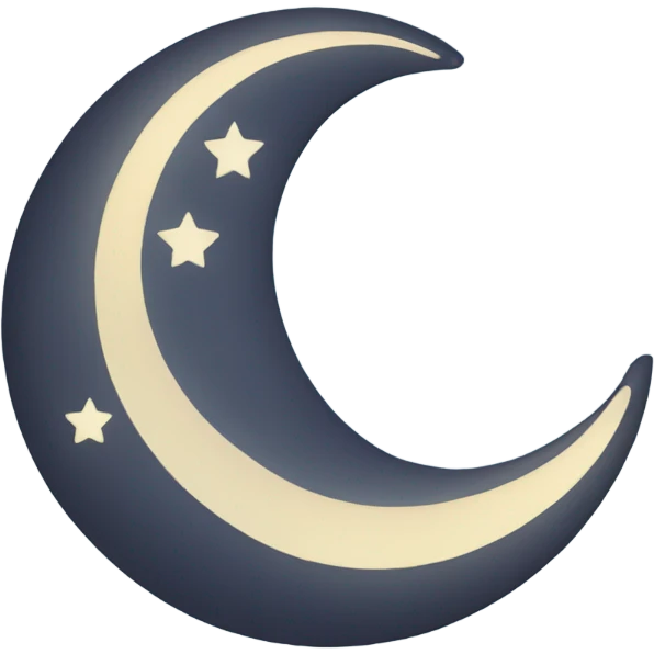crescent moon phase emoji