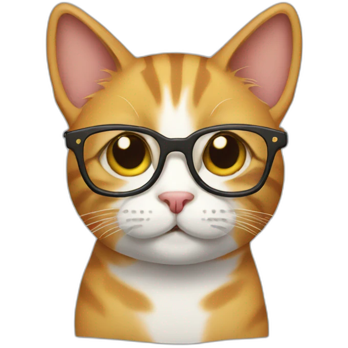 cat with glasses emoji