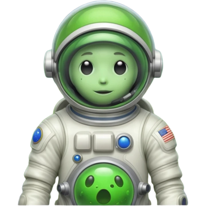 slime alien Astronaut emoji