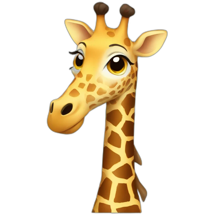 pregnant giraffe emoji