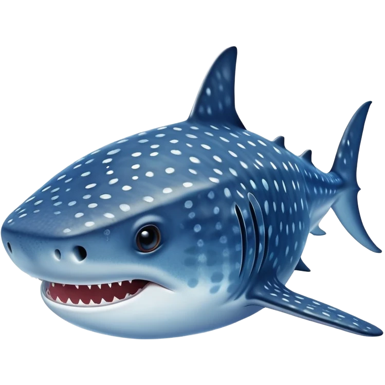 whale shark without teeth emoji