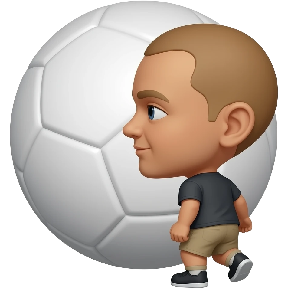 the ball is behind me emoji