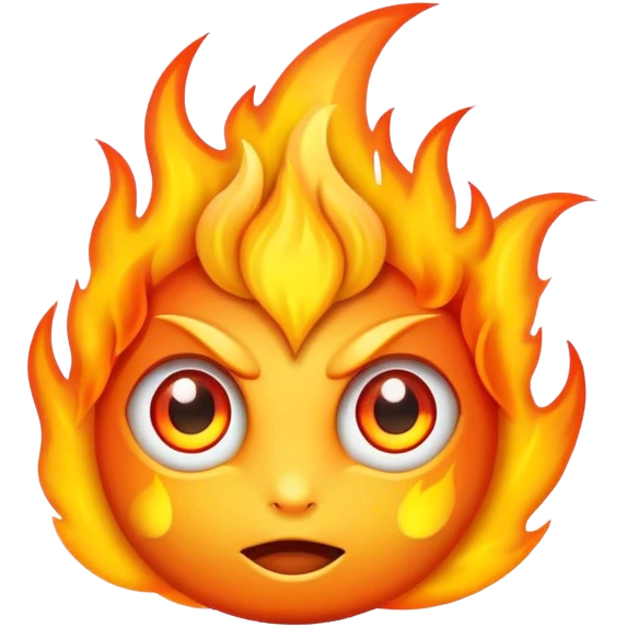 fire with eyes  emoji