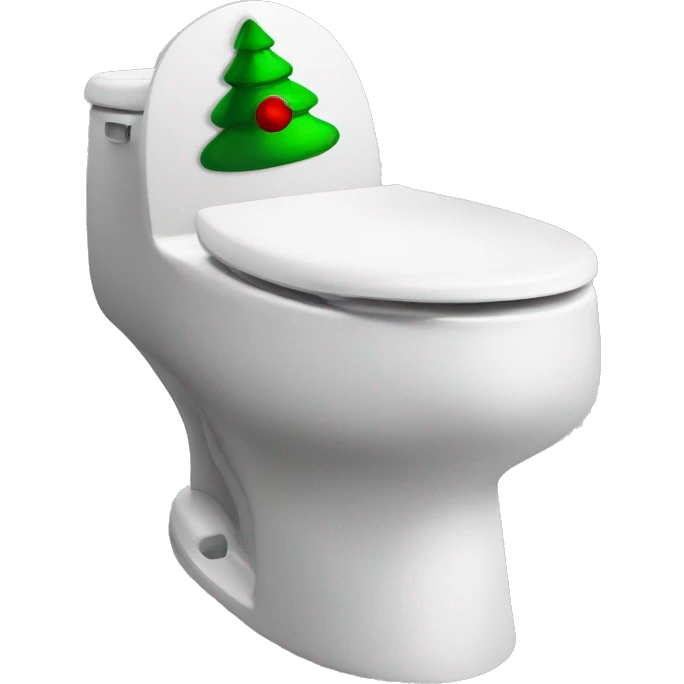 Skibbidi toilet with a Christmas hat emoji
