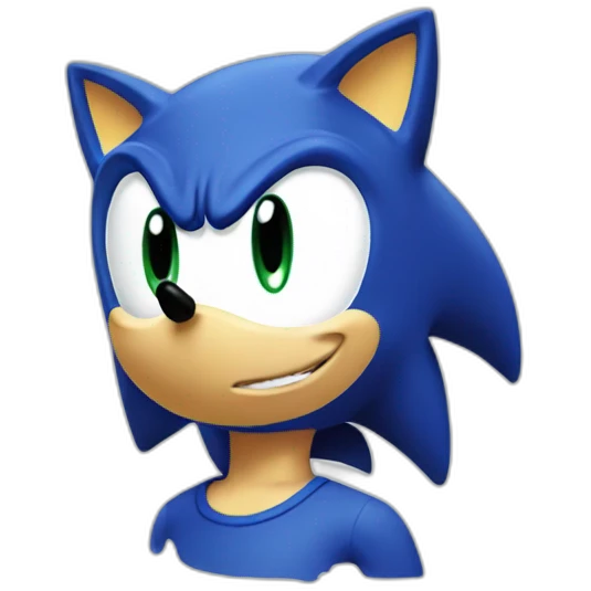 Sonic head emoji