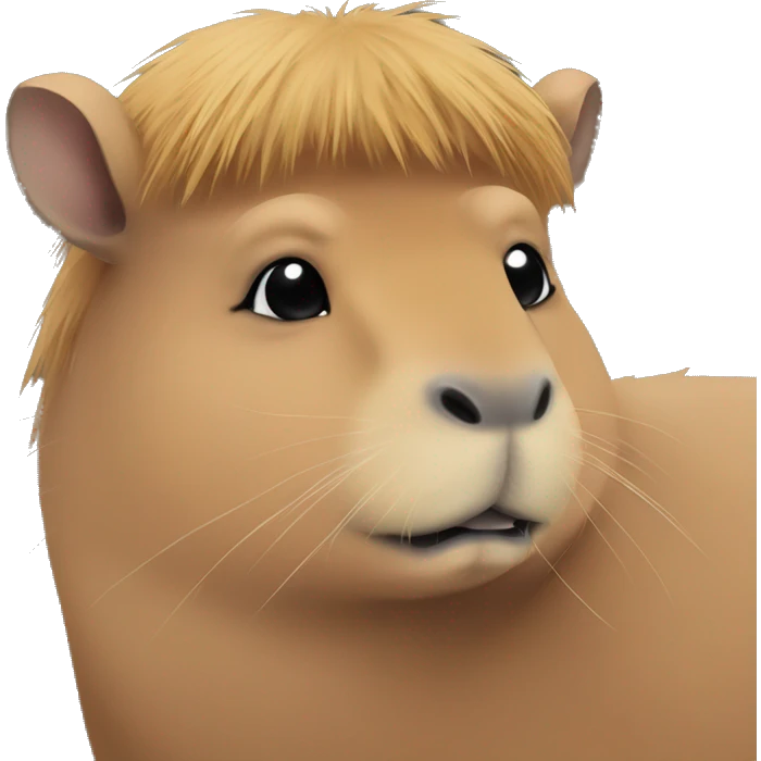 Capybara as talahon emoji
