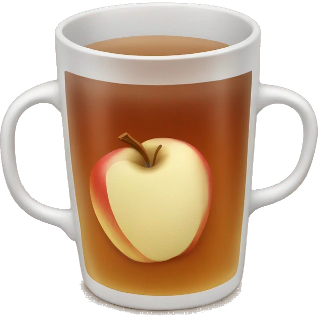 Mug of hot apple cider emoji