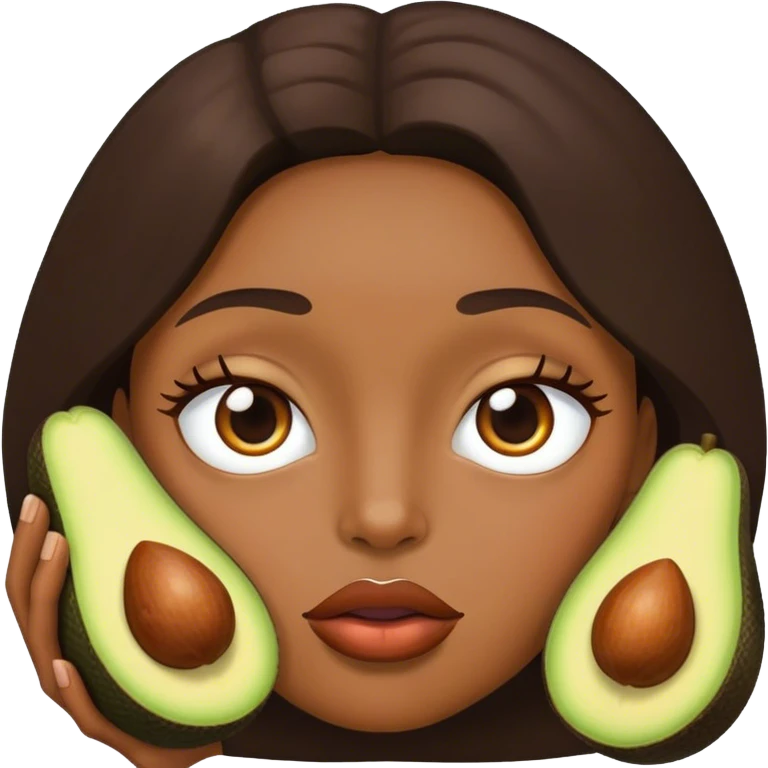 Palta con labios  emoji