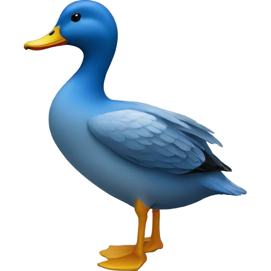 blue duck emoji