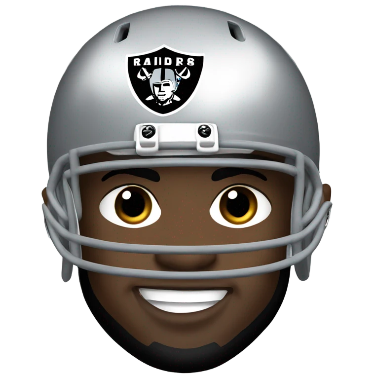 las vegas raiders player  emoji