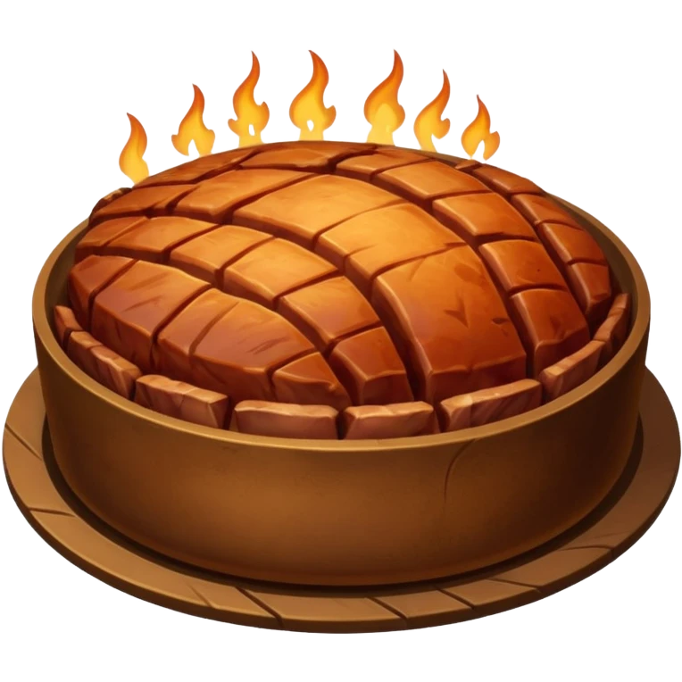 round meat roasted  emoji