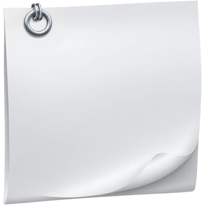 sheet of paper emoji