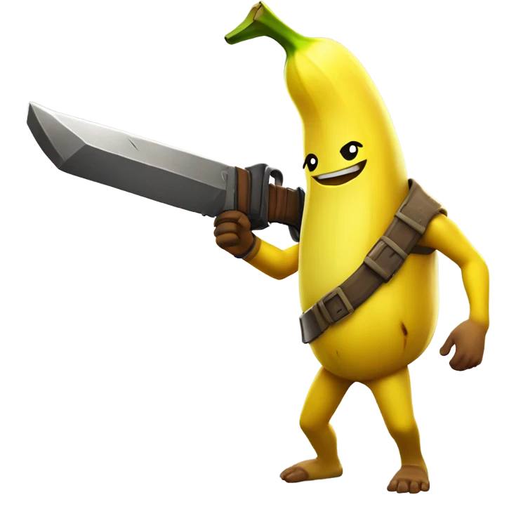 Fortnite skin wearing banana  emoji