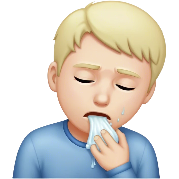 Vomiting man emoji