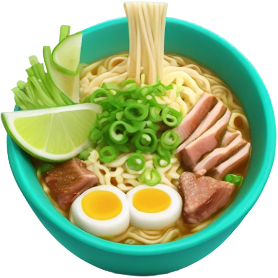 Baja blast ramen  emoji