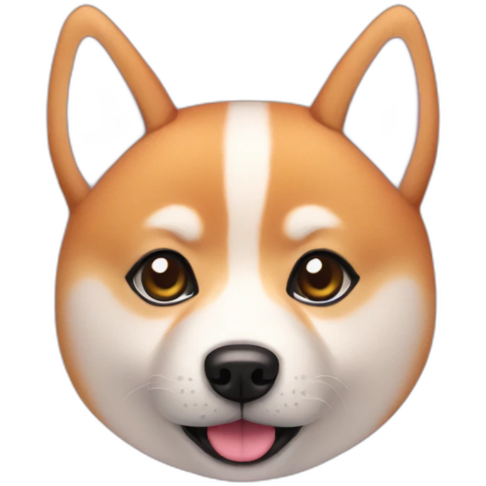 Pink Shiba emoji