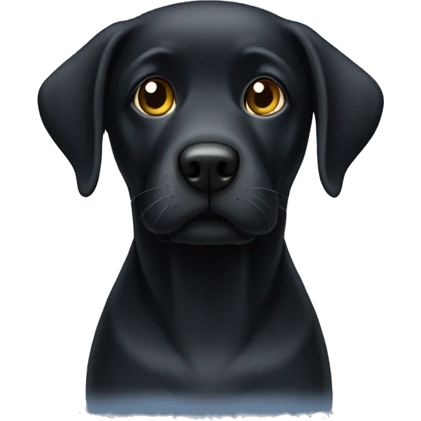 black lab wearing pajamas  emoji