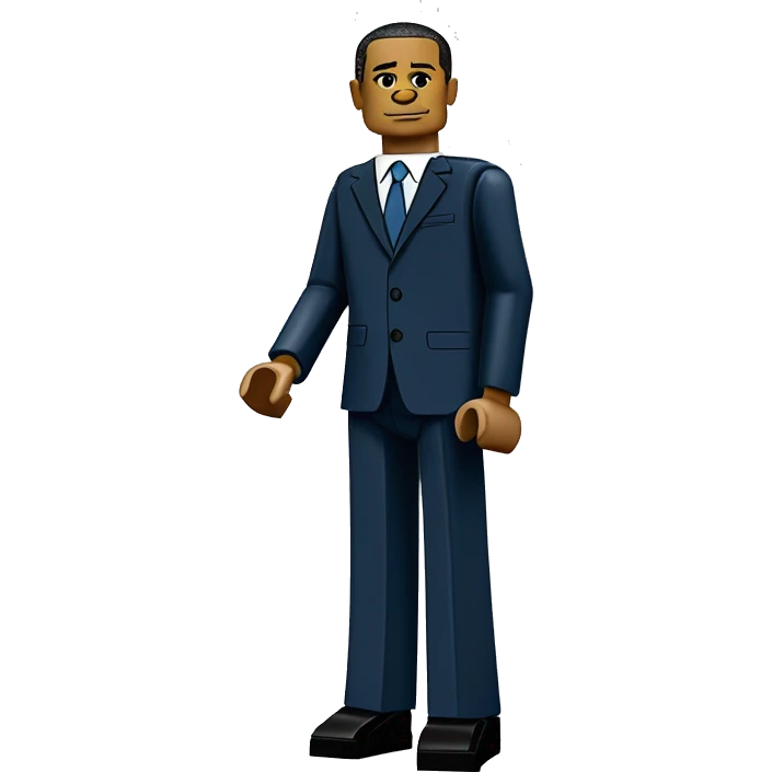 BARACK OBAMA full body lego emoji
