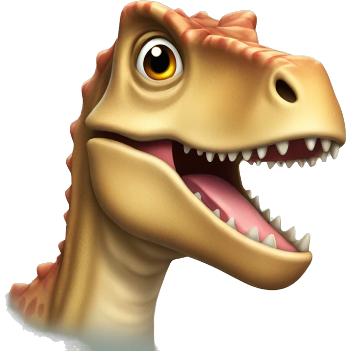Dino mit hasenschwanz emoji