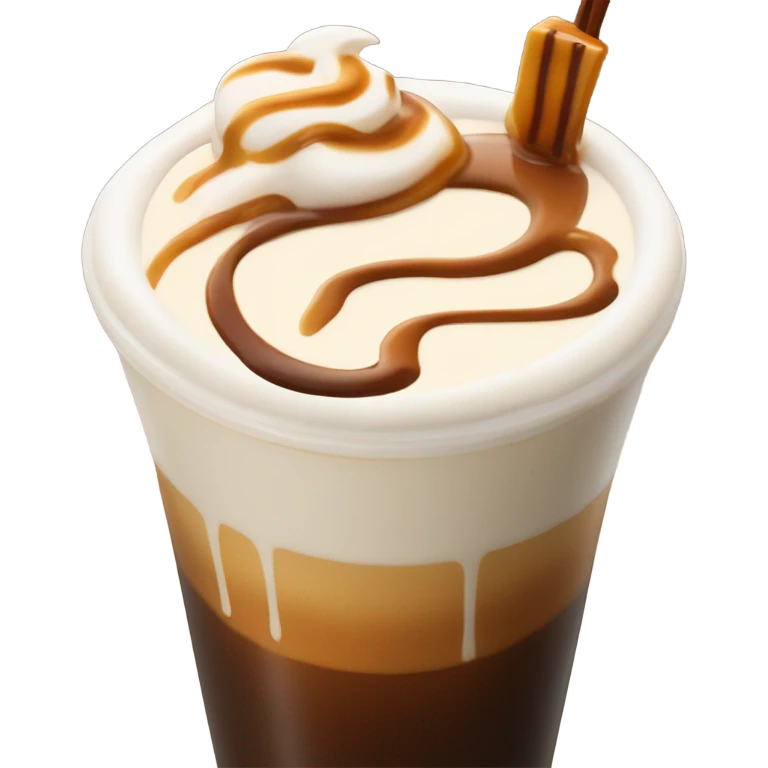 Caramel macchiato emoji