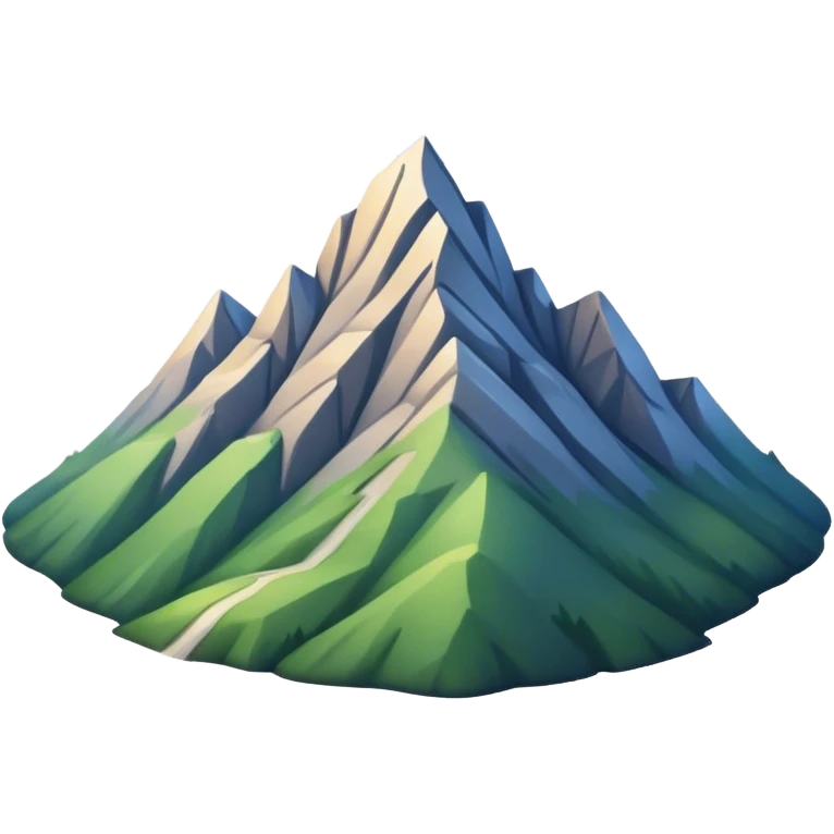 mountain with a big view emoji